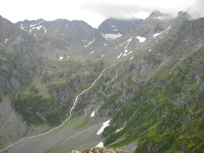 POINTE DE LA SITRE, Cascades de Boulon, vues à la descente