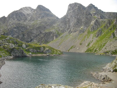 LACS DU CROZET ET DU DOMENON 12/08/2014, Arrivée au lac du Crozet