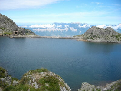 LACS DU CROZET ET DU DOMENON 12/08/2014, Lac du Crozet, vu du sud