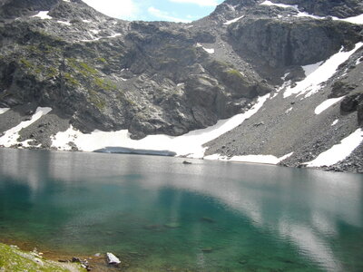 LACS DU CROZET ET DU DOMENON 12/08/2014, Lac du Grand Doménon (2385 m)