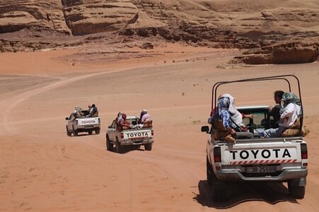 Voyage de l'UTL Marennes Oléron en Jordanie et Jérusalem, Wadi Rum 