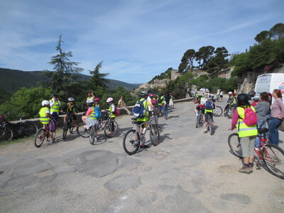 Tour du Luberon 2014, A Bonnieux en attendant le fourgon