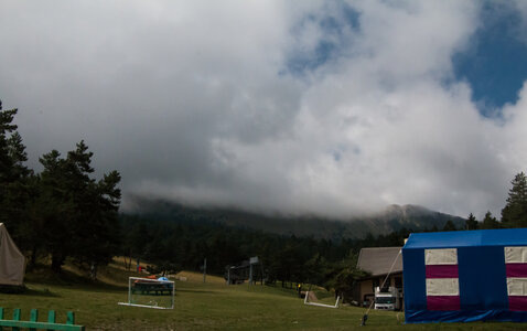 Randonnée Laup Froid - Pyramide, Brouillard sur la montagne