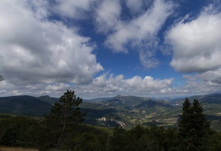 Randonnée Laup Froid - Pyramide, Vue plongeante