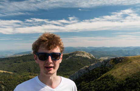 Randonnée Pyramide - Laup Froid, Pose avec vue  6 