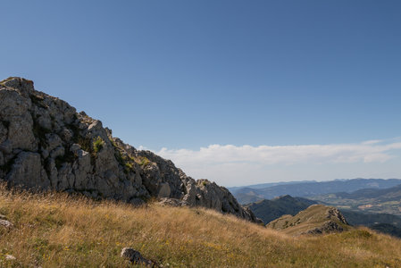 Randonnée Sapinière de Sarcena - Laup Froid, Remparts- vue plongeante
