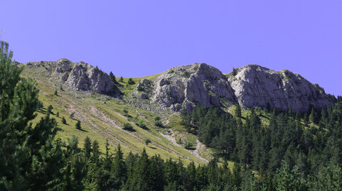Randonnée Sapinière de Sarcena - Laup Froid, Roches au sommet