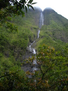 CASCADE BLANCHE 11 10 14 (Saint-André, Ile de la Réunion), La Cascade Blanche : 700 m de chute en plusieurs ressauts