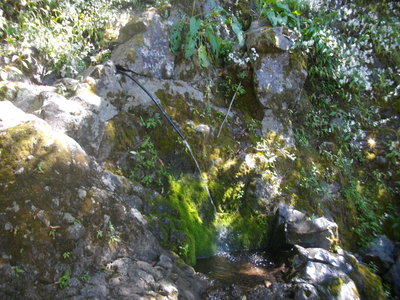 TOUR DU PITON DES NEIGES, 2ème ETAPE : LA ROCHE MERVEILLEUSE (Cilaos) - MARLA (Mafate) : 5 h 30 de marche, 1055 m  , 860 m - ; P3, T1 (très court passage T2). Météo : beau temps. Participant : Marcel., La Source Jaloux : une bénédiction !