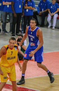 France - Belgique à Rouen  (juillet 2014), Rudy Gobert