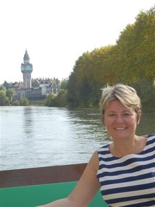 Déjeuner promenade sur la marne à Cumières le 19 Octobre 2014, SUR LE PONT