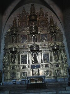 CUCUGNAN - REQUESENS - MONASTIR DEL CAMP, 01 BAIXAS rétable     Église  4-10-14 