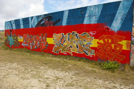 Street art Cité abandonnée a Pirou 2009, IMGP4401
