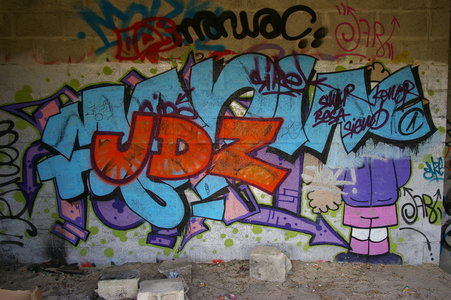 Street art Cité abandonnée a Pirou 2009, IMGP4414