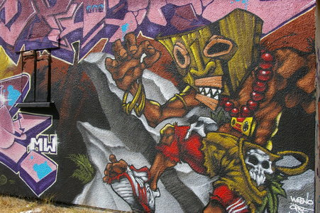Street art Cité abandonnée a Pirou 2009, IMGP4431