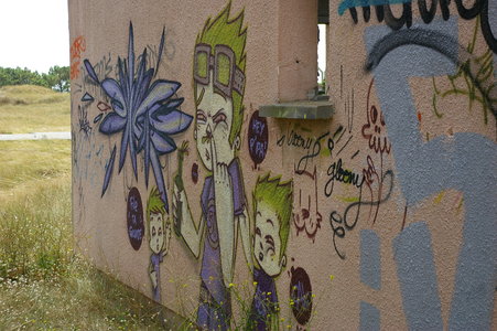 Street art Cité abandonnée a Pirou 2009, IMGP4440