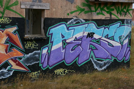 Street art Cité abandonnée a Pirou 2009, IMGP4442
