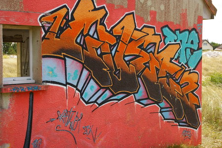 Street art Cité abandonnée a Pirou 2009, IMGP4446