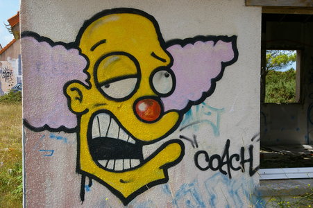Street art Cité abandonnée a Pirou 2009, IMGP4451