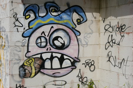Street art Cité abandonnée a Pirou 2009, IMGP4460
