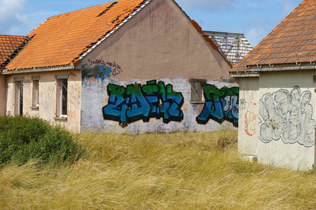 Street art Cité abandonnée a Pirou 2009, IMGP4462