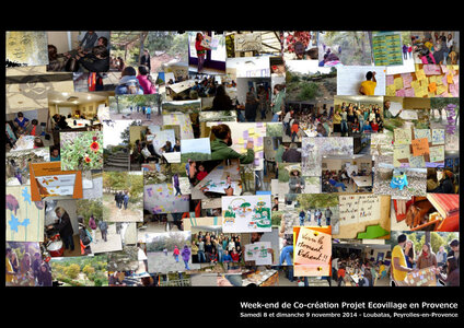 1er Weekend écovillage en Provence, 8-9 novembre 2014 au Loubatas, planche