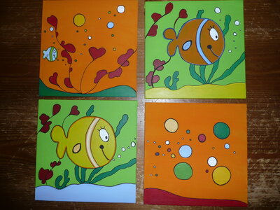 TABLEAU MARIE, deco noel 030 2009