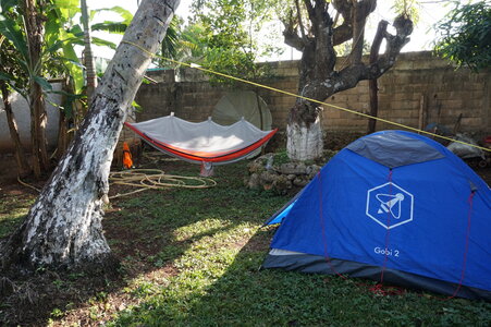 Voyage Partagé MEXIQUE GUATEMALA, Notre maison au Yaxche à Bacalar