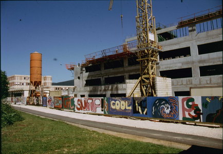 AUX TEMPS DU L.A.C. MAJEUR, construction lycée bat J 1