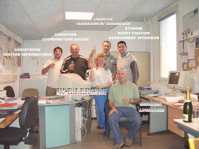AUX TEMPS DU L.A.C. MAJEUR, groupe 2004  SERVICE TECHNIQUE