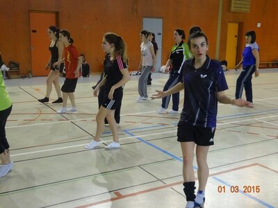 Regroupement féminin de TT - Chambéry - 1er mars 2015, DSC05288