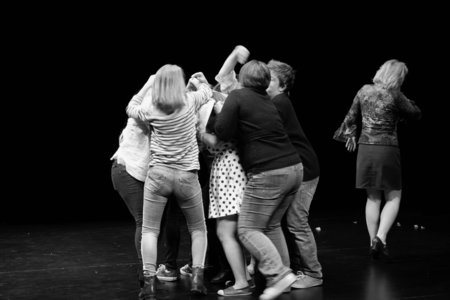 Théâtre 2015 - La Compagnie Les Yeux d'Encre - «En bas de chez toi. », DSC_0176  2 