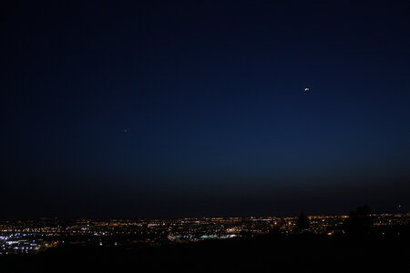 conjonction venus jupiter pech david, IMG_6626