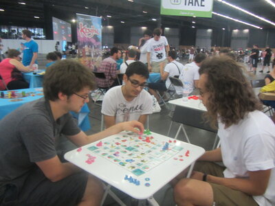 Japan Expo 2015 : Manga-Info, partie de Croaa, jeu de plateau fort sympathique en compagnie de Kurama, Unho et Contre-amiral Smoker