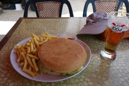 balade dans les vosges 2015, le Cheese burger de Novillars !