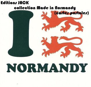 Cartes Postales avec les Léopards normands, K800_Carte Postale -Normandie---Jack---00041