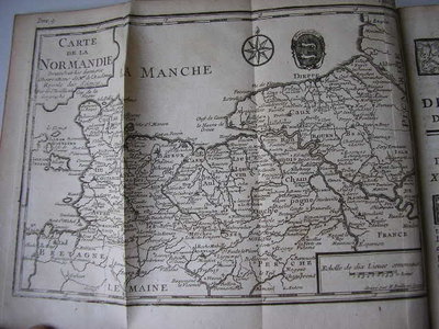 Histoire__les-léopards-normands--angevins--anglais , K800_CARTE Nie 1749  piganiol