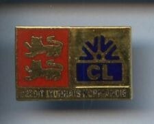 Les Léopards normands comme illustrations, K800_épinglette Nie Crédit Lyonnais