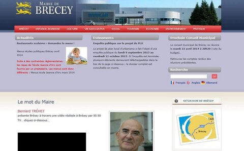 Les Léopards normands comme illustrations, K800_site de la Mairie de Brecey