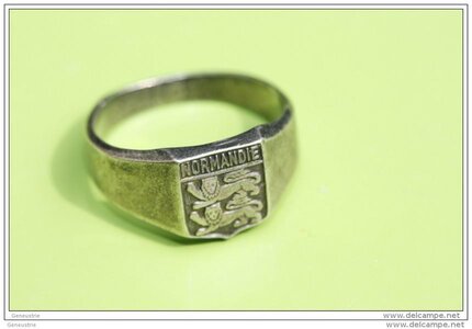 Drapeaux Normands aux 2 Léopards, K800_bague delcampe