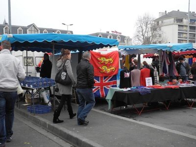 Drapeaux Normands aux 2 Léopards, K800_DSCN3791