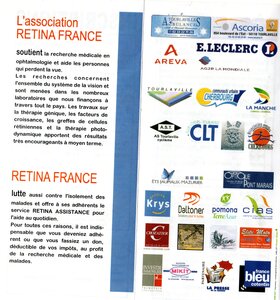 Randos RETINA 2011, les Partenaires 