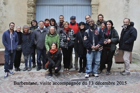 4ème weekend Oasis Provençale 12-13 décembre 2015 à Barbentane, Barbentane  visite accompagnée du 13-12-2015