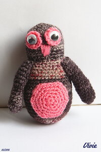 Les amigurumis de Vivie par sylpasse, Chouette3