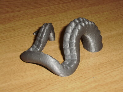 Mes impressions en 3D, Le même en gris argent, après post-production...