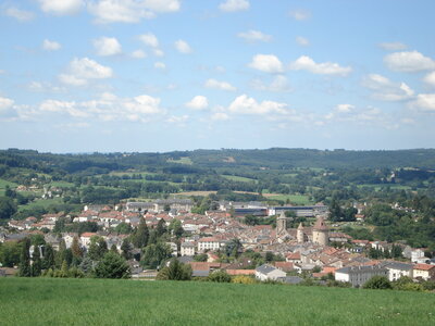 Balade en Creuse, Bourganeuf vu d'en haut