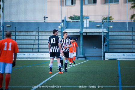 Carabiniers Football Club match 25 avril 2016, Match 25avril16 2à1-9