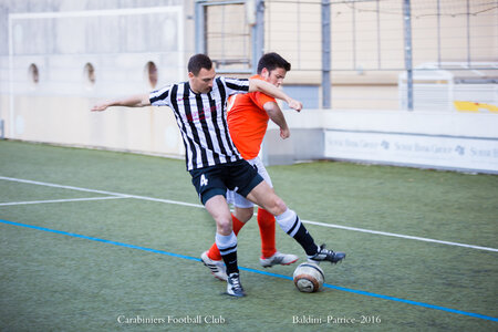 Carabiniers Football Club match 25 avril 2016, Match 25avril16 2à1-13