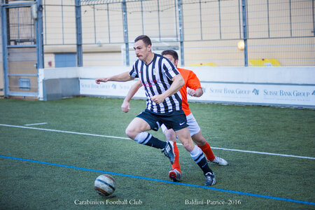 Carabiniers Football Club match 25 avril 2016, Match 25avril16 2à1-15
