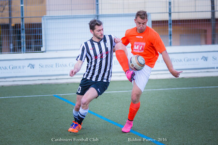 Carabiniers Football Club match 25 avril 2016, Match 25avril16 2à1-21